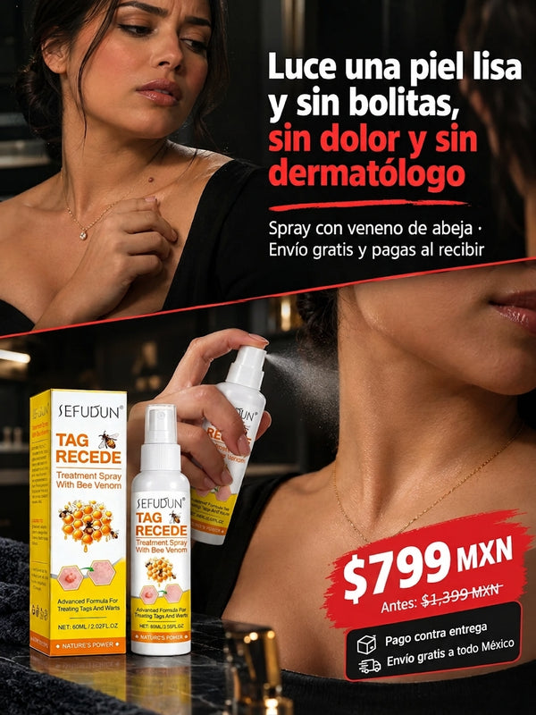 Spray Bee Venom – Elimina verrugas de forma segura, sin dolor ni cicatrices